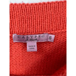 Calypso St. Barth Calypso St. Barths Sweater ‎ Knit Crewneck 100% Cashmere Pullover Coral Small Photo 1