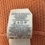 Lands' End Sweater Coral Open Front Casual Beach Cozy Cardigan Lagenlook Size L Photo 8