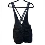 Free People  Black Denim Overall Dress Size 2 Photo 1