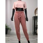 Lounge Rope Cord Joggers‎ Pink Lounge Underwear Size L Photo 1