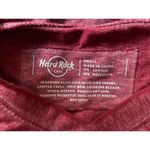 Hard Rock Cafe London  Long Sleeve Red Lightweight Hoodie Women’s Size Small Photo 5