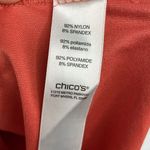 Chico's Size 3 women's Coral Nylon Spandex tank top Photo 5
