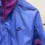 Nike 1980s Pink & Purple Colorblock Cropped Windbreaker Track Jacket Medium M Photo 1