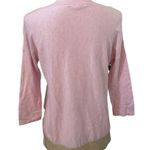 Lilly Pulitzer  cotton blend pink & tan color block size small sweater. Photo 2
