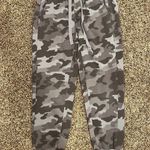 Zella Z By  Camo Blur Print Sweatshirt & Sweatpants Tracksuit Set Photo 4
