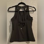 Athleta NWT  Maldive Bra Cup 34B/C Tankini Swim Top Black Photo 4