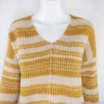 Madewell NEW Space-Dyed Staley V-Neck Pullover Sweater, size XL Photo 12