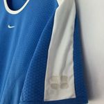 Nike Women Sphere Dry Blue White Sporty T-shirt Size L Photo 3