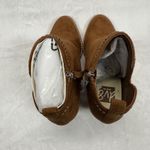 DV8 Dolce Vita Brown Suede Ankle Booties Western‎ Accents Size 6 Photo 5