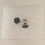 Handmade Round Stainless Steel Stud Earrings  Photo 0