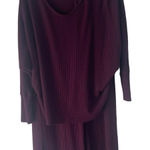 Retreat Women's Size Small Burgundy Purple Two Piece Pajama Set Photo 0