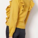 dRA Los Angeles Yellow Ruffle Chic Sweater Photo 4
