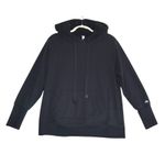 Alo Yoga Frost Faux Shearling Hoodie Women M Black Cozy Grunge Everyday Gorpcore Photo 4