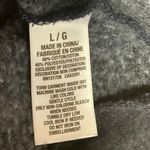 Aeropostale Blue Embroidered Letter A Long Sleeve Pullover Sweatshirt Top Size L Photo 4