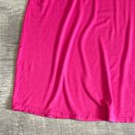 Hemish USA NEW Pink Racerback Tank Women Med M Relaxed Black White Leopard Yoke Photo 1