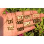 Boutique 555 Angel Number Necklace | Gold Plated Photo 4