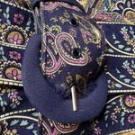 Vintage Lady Carol Petites Mixed Prints Open Front Jacket Dress w/ Belt Sz 10 Blue Photo 3