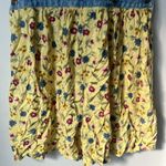 Bonjour Vtg 90s  Floral Denim Overalls Dress Size Small ! Photo 2