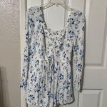 Hollister Romper  Floral Blue White Photo 0