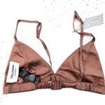 Urban Outfitters Collusion satin bralette in brown mocha mauve UK size 4 Photo 7