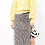 ZARA Yellow Blogger Fave Baloon Sleeve Puffy Preowned RARE M Oversized Photo 0