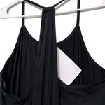 Fabletics  medium black Neema maxi dress halter neck relaxed fit maxi length new Photo 4