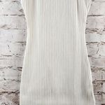 The Range  Primary Rib Carved Mini Dress in Lt Shell White Size XS Sleeveless Photo 8