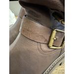 Sam Edelman  Kinsley Slouch Motorcycle Boot Size 6 Warm Cocoa Brown Leather‎ Photo 8