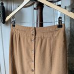 Vintage Wool High Waisted Tan Button Photo 2