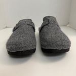 Spring Step  Flexus Clogger Clogs Slipper Wool Felt Buckle Comfort Travel Grey Photo 1