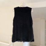 INC International Concepts Faux Fur Vest Size S/M Black Photo 7