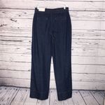Ann Taylor NWT Size 10T Dark Blue Wash Wide Leg High Rise Denim Jeans Photo 2