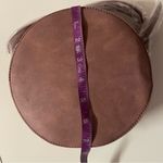 Francescas Dusty Dark Rose Circle Whipstitch Trim Crossbody Faux Leather Bag NWT Pink Photo 4