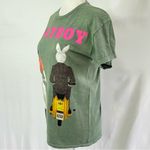 Playboy New  June 1959 Cover Tee Short Sleeve Crewneck T-Shirt Green Size Small Photo 9