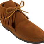 Minnetonka  womens Classic Fringe moccasins 11 Photo 2