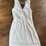 & Other Stories & Other Stories Linen V neck Summer Dress, Off White Size 6 X0933 Photo 5