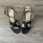 Stuart Weitzman Twist Sleek 95 Leather Black Heels Photo 5