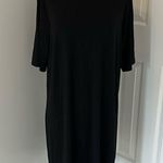 Eileen Fisher  Black Tencel Stretch Shift Dress Photo 0