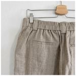 NWOT House of Harlow 1960 Wide Leg Linen Blend Cargo Pants Size 10 Tan Photo 3