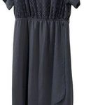 Polagram Gray MIDI Dress Size Large Women’s Photo 0