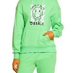 BP Nordstrom Have a Nice Dream Hoodie Jacket Pullover Sweatshirt Pocket Lime NWT Photo 0