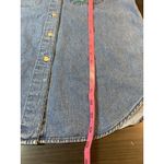 Vtg Solutions Christmas Denim Embroidered Shirt‎ Womens Small Gifts Toys Bears Blue Photo 10