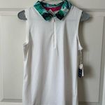 Tommy Bahama  Womens Active Golf Tropical Collar Sleeveless Shirt Size M Photo 0