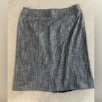 White House | Black Market  Skirt Womens Size 14 Black White Pencil Lace Hem Lined Photo 8