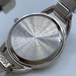 Studio time womens 32mm Quartz analog cuff bracelet watch silver tone 7” runs Photo 5