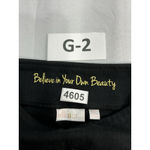 Womans Belle By Kim Gravel Crop Pants 4 P Black Pull On Zipper Accent Pockets Size 4P Photo 2