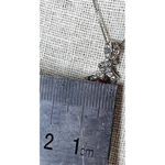 Sterling Silver Pink Lab Sapphire October Birthstone Drop Pendant Necklace NWOT Photo 4