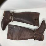 OTBT  Trout Creek Tall Riding Boot Brown Leather Photo 4