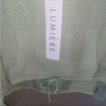Urban Outfitters NWT! Lumiere Crop Sage Hoodie large Photo 1