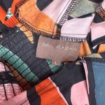 Bel Kazan Colorful Abstract Maxi Dress. #155 Black Size L Photo 13